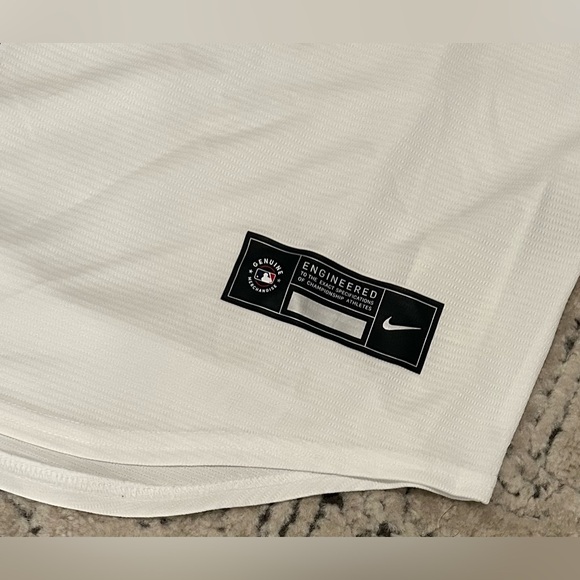 Nike Authentic Seattle Mariners MLB Baseball White Jersey Men’s Sz: L - Picture 4 of 5